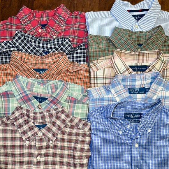 Ralph Lauren Polo pack of 10 button up shirts - Picture 1 of 3